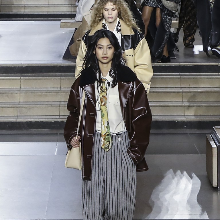 HoYeon Jung wears a creation as part of the Louis Vuitton ready-to-wear autumn/winter 2022-2023 fashion collection, unveiled during Fashion Week in Paris, on March 7. Photo: Invision/AP