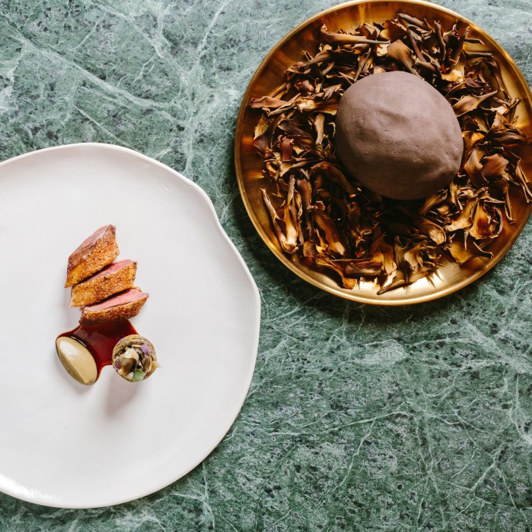 Presentation is half the wow factor in fine dining, as made clear by Estro, winner of 100 Top Tables’ Best Ambience award. Photo: Estro