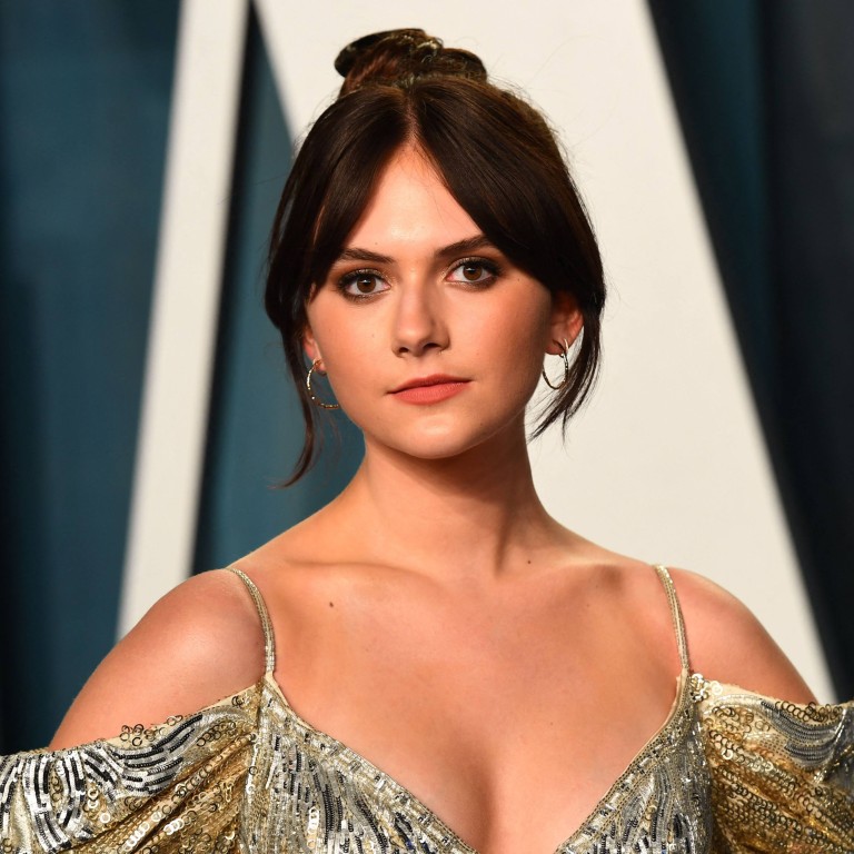British actress Emilia Jones attends the 2022 Vanity Fair Oscar Party following the 94th Oscars at the The Wallis Annenberg Center for the Performing Arts in Beverly Hills, California on March 27, 2022. (Photo by Patrick T. FALLON / AFP)