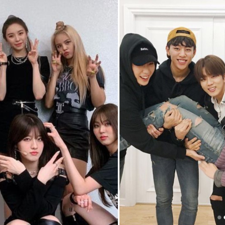 K-pop bands CLC and B.A.P had potential, but were arguably mismanaged by their companies. Photos: @cube_clc_official, @bapofficials/Instagram