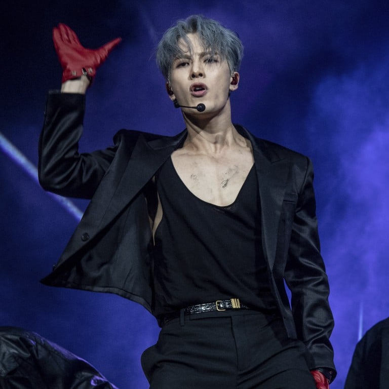 Jackson Wang clearly gave his Coachella performance everything he had. Photo: Invision/AP