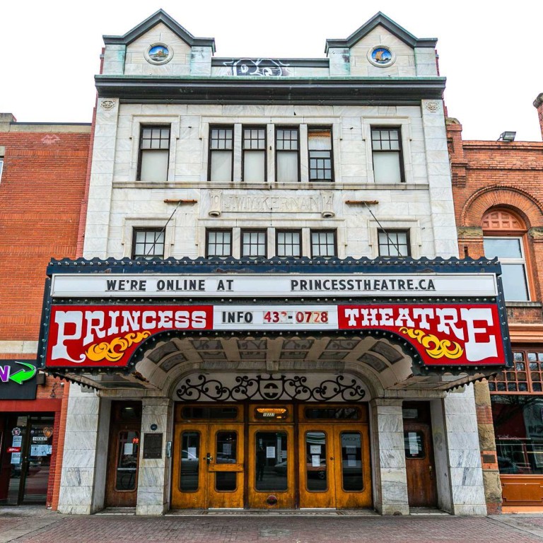 The Princess Theatre in Edmonton was the first marble-faced building in western Canada when it was built in 1914. Photo: Maxwell Commercial