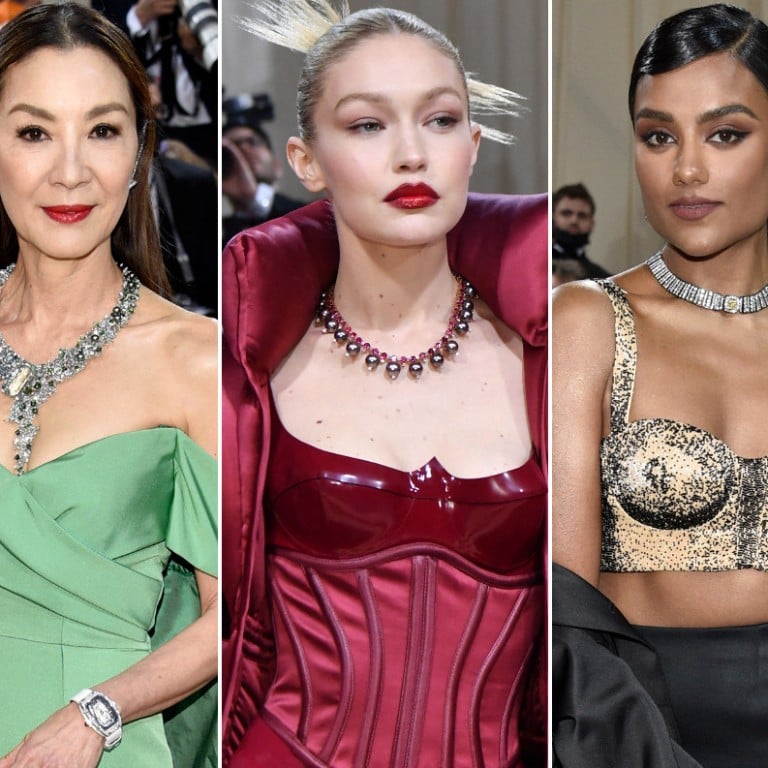 The Met Gala is an annual showcase of incredible bling worn by A-list celebrities such as Michelle Yeoh, Gigi Hadid, Simone Ashley and Vanessa Hudgens. Photos: AP, AFP, Reuters