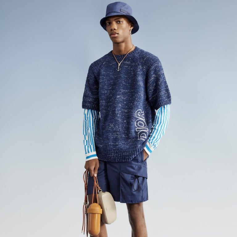 Creative directors Kim Jones at Dior and Jonathan Anderson at Loewe are leading the way towards a more sustainable model for luxury fashion, with offerings such as Dior’s Beachware 2022 collection. Photo: Dior