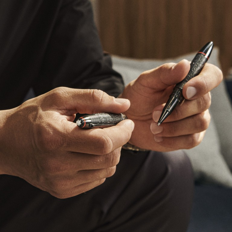 Designer pens, such as Montblanc’s Meisterstück Great Masters Pirelli LE1872, remain in vogue today. Photo: Montblanc
