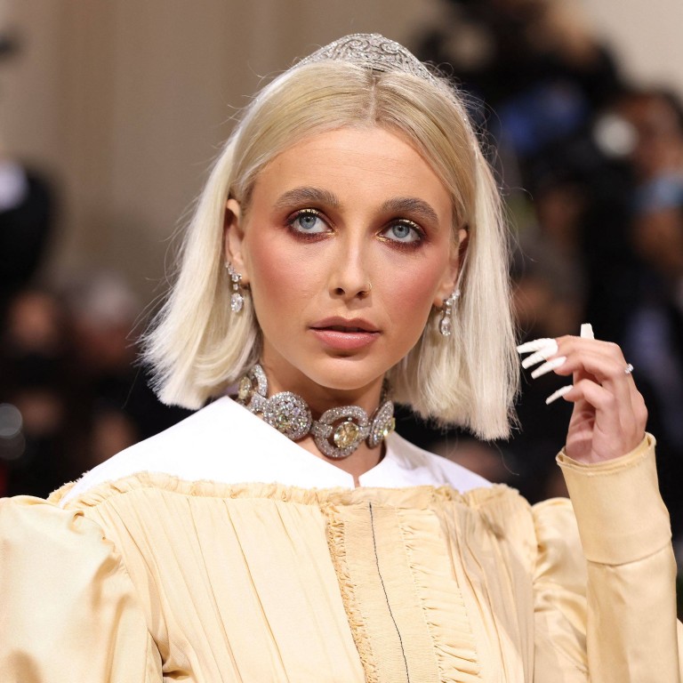 Furore over Emma Chamberlain s Met Gala diamond necklace puts