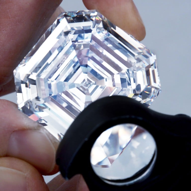 Graff Lesedi La Rona, the world’s largest square emerald-cut diamond. Photo: Donald Woodrow