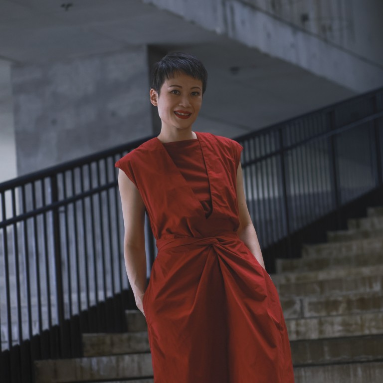Adeline Ooi, Director Asia of Art Basel, poses for photography in West Kowloon Cultural District.    11MAY22.    SCMP / May Tse