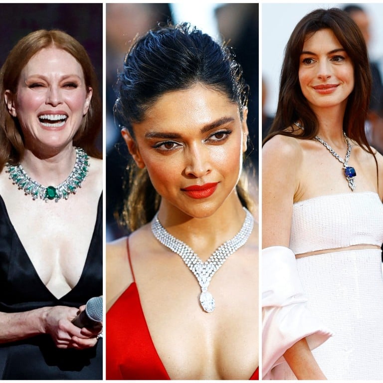 Celebrities showed off some serious bling at the Cannes Film Festival 2022. Photos: AP, Reuters