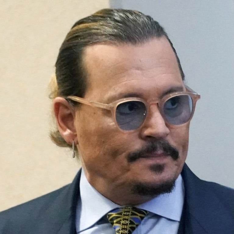 Johnny Depp and Amber Heard at court. Photos: AFP, Reuters