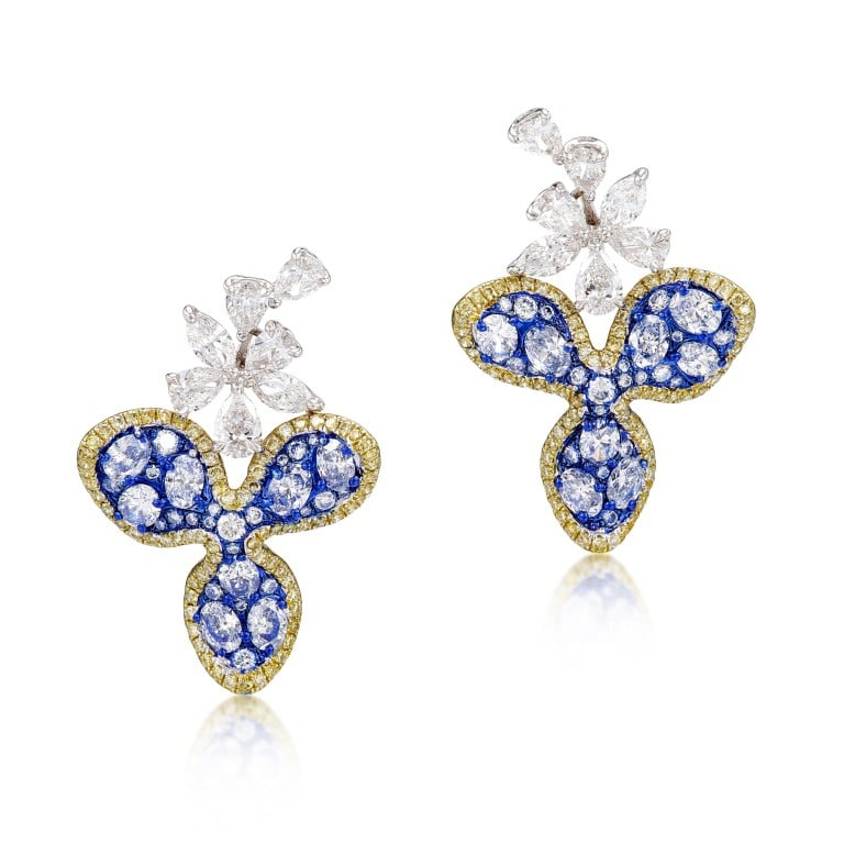 Nalas Shining Stars earrings inspired by painter Vincent Van Gogh’s artwork. Photo: Sotheby’s