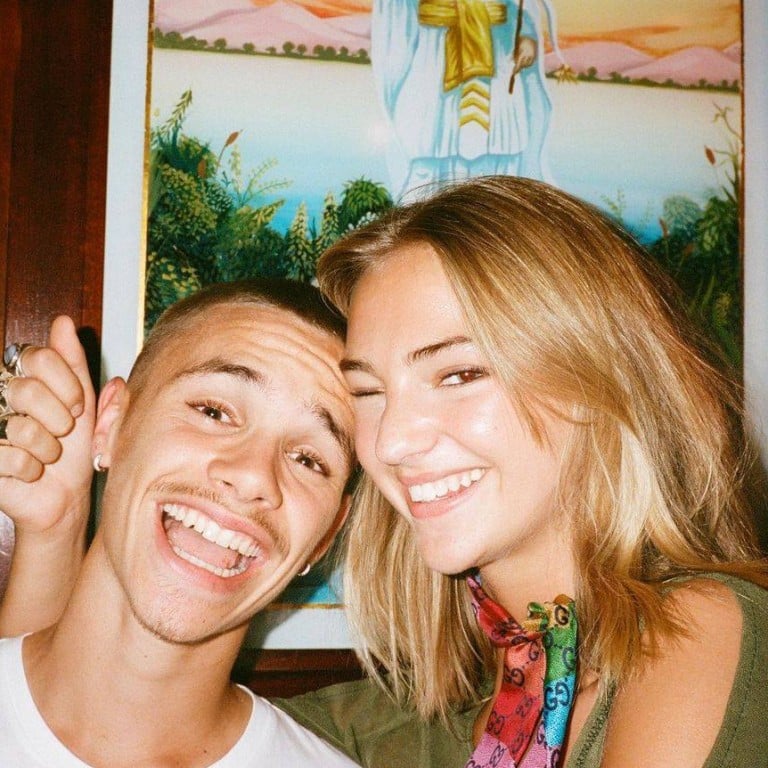 Romeo Beckham and Mia Regan have been reportedly dating since 2019. Photo: @mimimoocher/Instagram