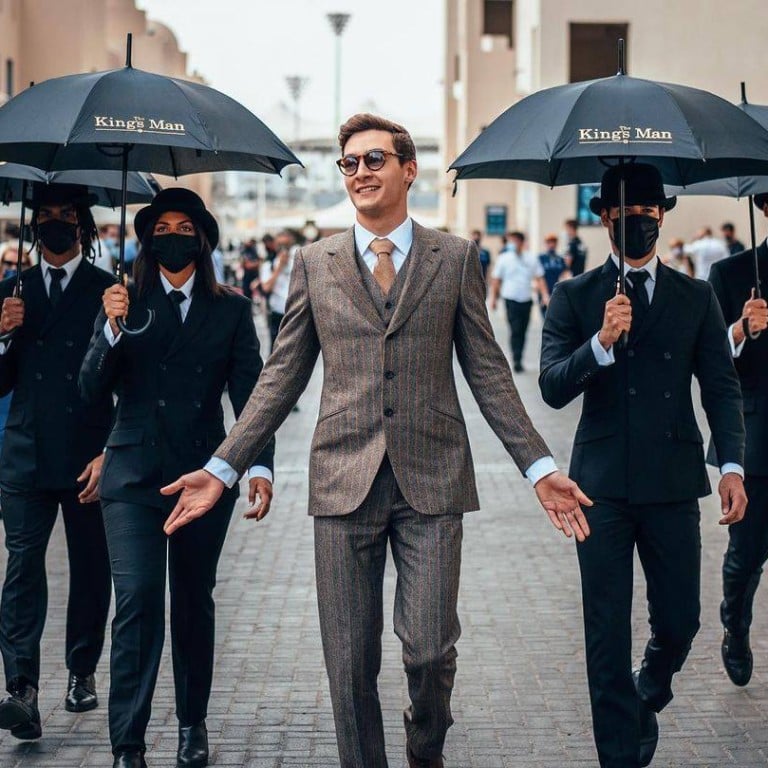 George Russell has already positioned himself as a stylish brand ambassador off the Formula One race track. Photo: @georgerussell63/Instagram