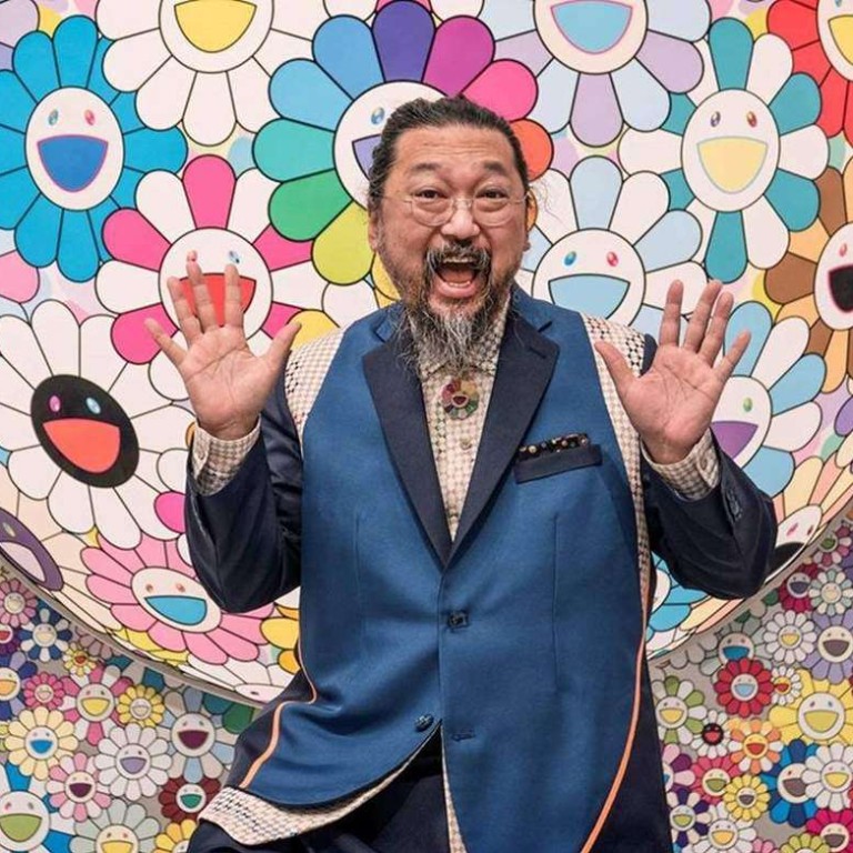 Takashi Murakami Flowers Happy Smile Flower posters Kids T-Shirt