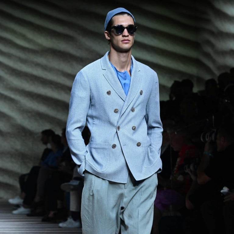 Milan Men s Fashion Week Giorgio Armani mixed elegance with a