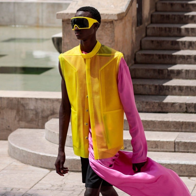 Rick Owens シルクリネンJK dior if six was nine RICK OWENS | SPLINTERED OUTERSHIRT