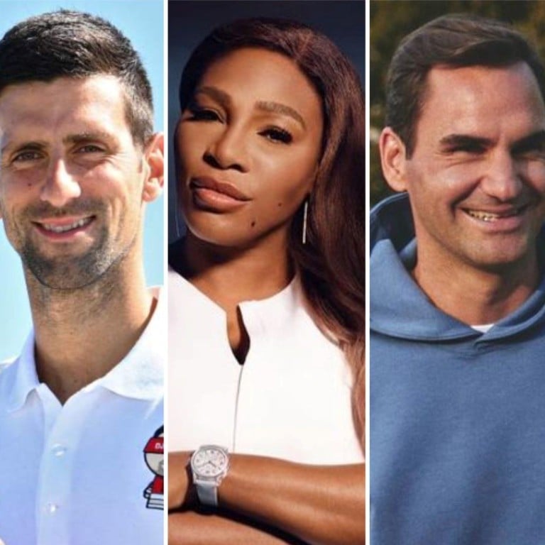 Tennis players Rafael Nadal, Serena Williams, Novak Djokovic, Roger Federer and Ion Țiriac
have made millions, and some billions, during their time on-court. Photos: @rafaelnadal, @serenawilliams, @rogerfederer/Instagram; AFP; Alux.com/YouTube