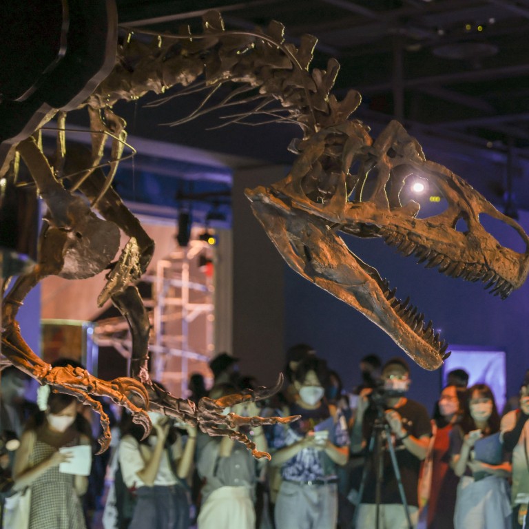 8 reconstructed dinosaur fossils take over Hong Kong Science Museum for