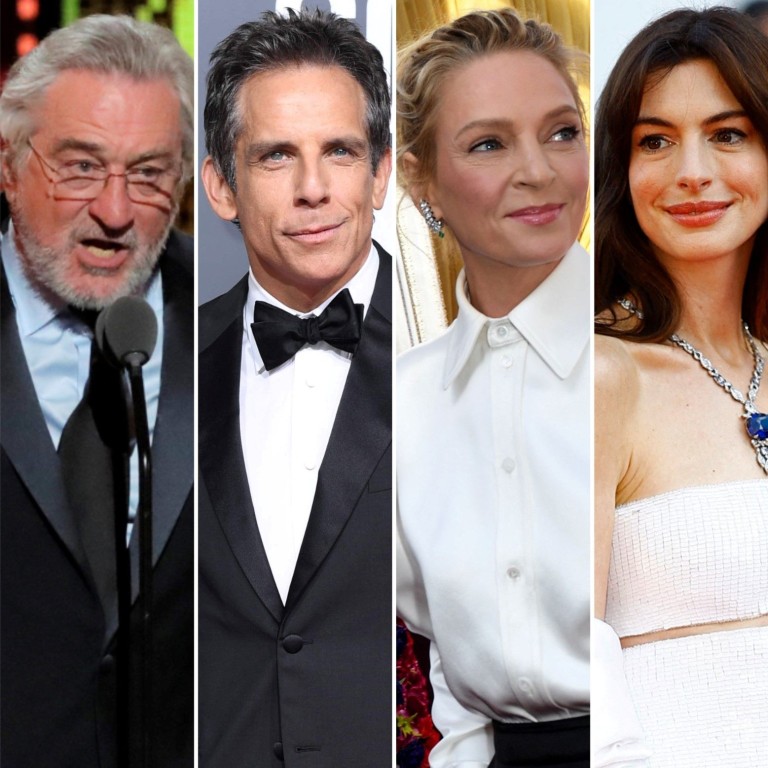 Celebrities Robert De Niro, Ben Stiller, Uma Thurman, Anne Hathaway and Shark Tank star Barbara Corcoran were all victims of scams. Photos: Reuters/TPX Images of the Day, AFP, Reuters, @barbaracorcoran/Instagram