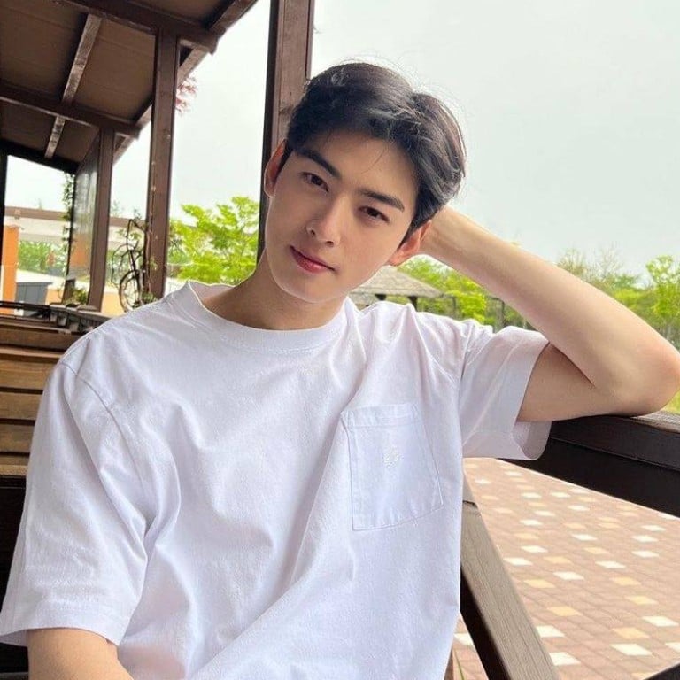 cha eun woo long hair