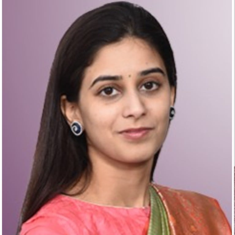 Paridhi Shroff is the daughter-in-law of Asia’s richest man, Gautam Adani. Photos: Paridhi Adani/LinkedIn; @gautam_adani/Twitter