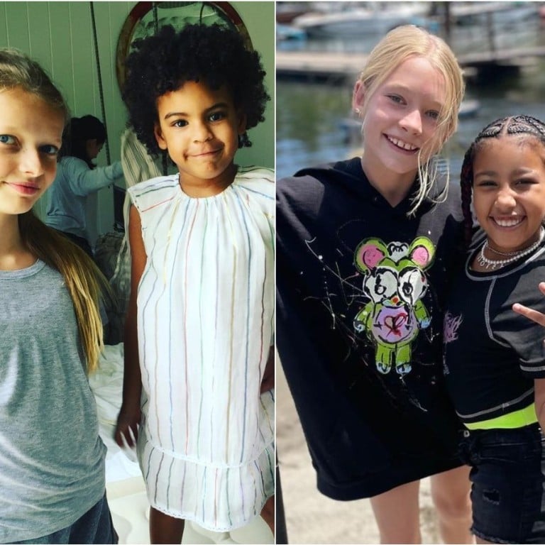 Apple Martin and Blue Ivy Carter, North West and Maxwell Simpson and the Kardashian-Jenner girls are shaping up to be as good friends as their parents. Photos: @gwynethpaltrow, @kimkardashian, @jessicasimpson/Instagram