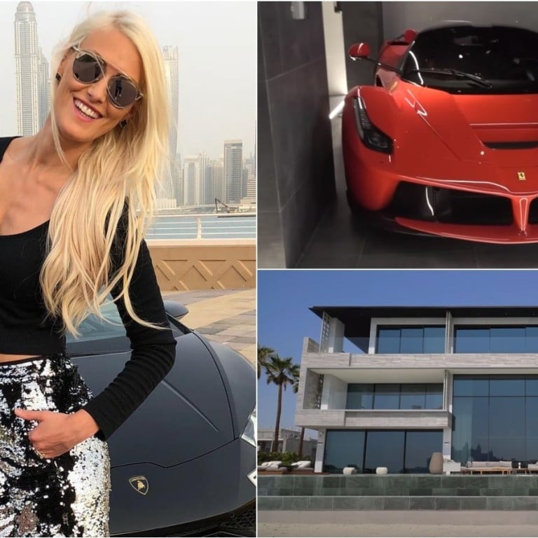 Alex Hirschi, aka Supercar Blondie, just made a startling discovery in a mansion in Dubai. Photos: @supercarblondie/Instagram, Supercar Blondie/YouTube