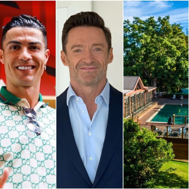 Cristiano Ronaldo has multiple properties with Pestana CR7 Hotel, while Hugh Jackman co-owns Australian wellness retreat, Gwinganna. Photos: @thehughjackman, @cristiano, @pestanacr7, @gwinganna/Instagram
