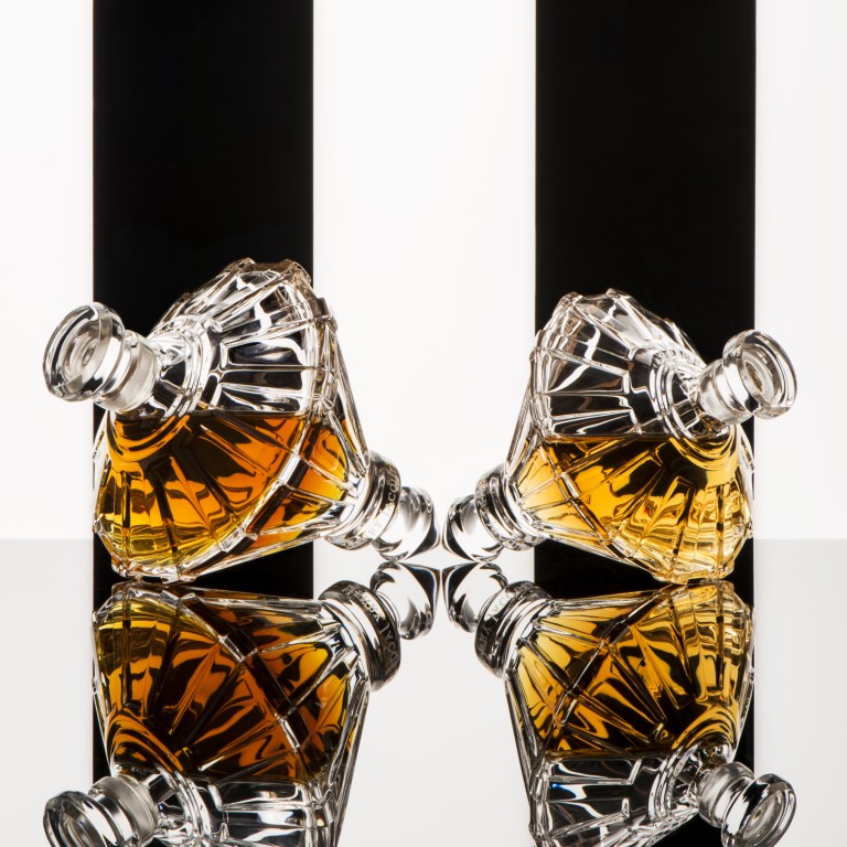 Henry Jacques’ Les Toupies Collection includes three pairs of fragrances in different handmade flacons, including No 16 and No 81, seen here. Photos: Henry Jacques