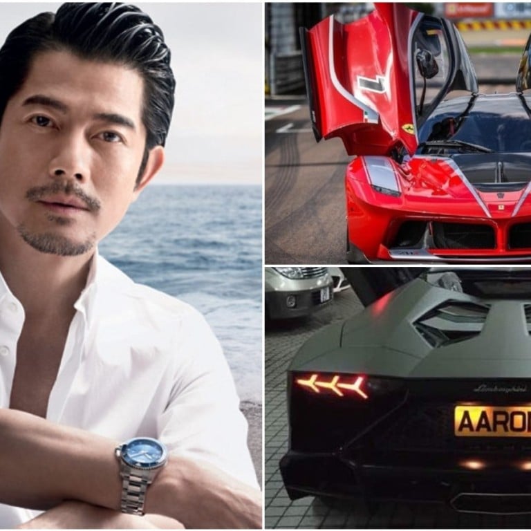 Aaron Kwok owns multiple Ferraris and Lamborghinis in his car collection. Photos: Handout, @aaronkwok/Weibo