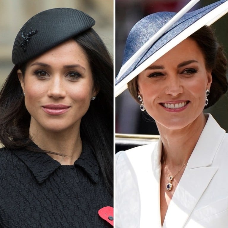 Meghan Markle and Kate Middleton went through more than just style changes after they married into British royalty. Photos: AdMedia/Retna Ltd./Corbis, Reuters, AP, @grigio_london/Twitter