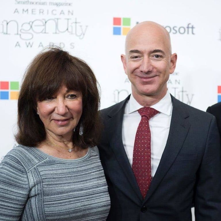Jeff Bezos’ biological mum Jacklyn and stepdad Miguel “Mike” Bezos, who raised him like his own son. Photo: @johnfraher/Twitter