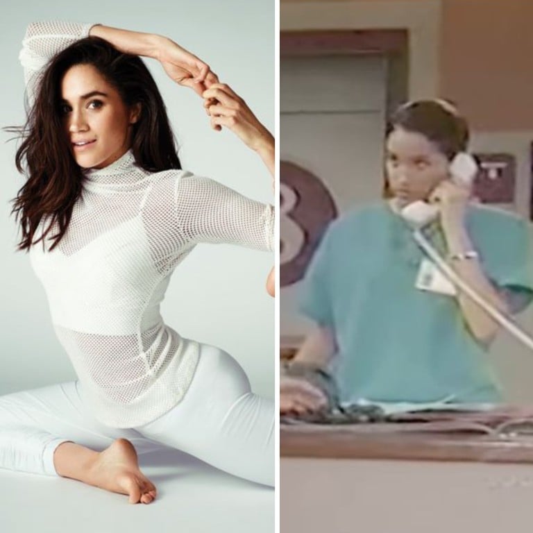 Bogart the dog has Ellen DeGeneres to thank for being adopted, Meghan Markle credits her mother for her yoga skills, and she got her first gig on General Hospital. Photos: @bigbarkerusa, @theKGofficial/Twitter; Meghan Maven/YouTube