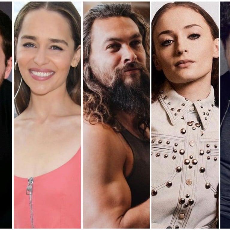 From left, Game of Thrones stars Kit Harington, Emilia Clarke, Jason Momoa, Sophie Turner and Peter Dinklage – but which actor is the richest? Photos: @kitharingtonig, @emilia_clarke, @prideofgypsies, @sophiet, @peterdinklage/Instagram