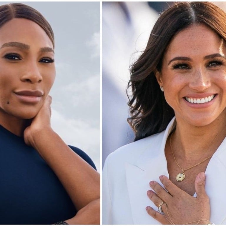 Serena Williams and Meghan Markle shared a heartfelt discussion about motherhood and more in the Archetypes podcast. Photos: @serenawilliams, @meghan_markle_page/Instagram