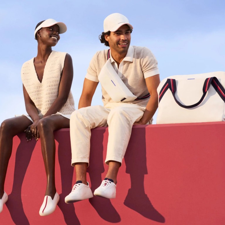 Sustainable fashion brand Rothy’s has launched a tennis-inspired collection created from recycled plastic Evian bottles gathered at last year’s US Open. Photo: Rothy’s