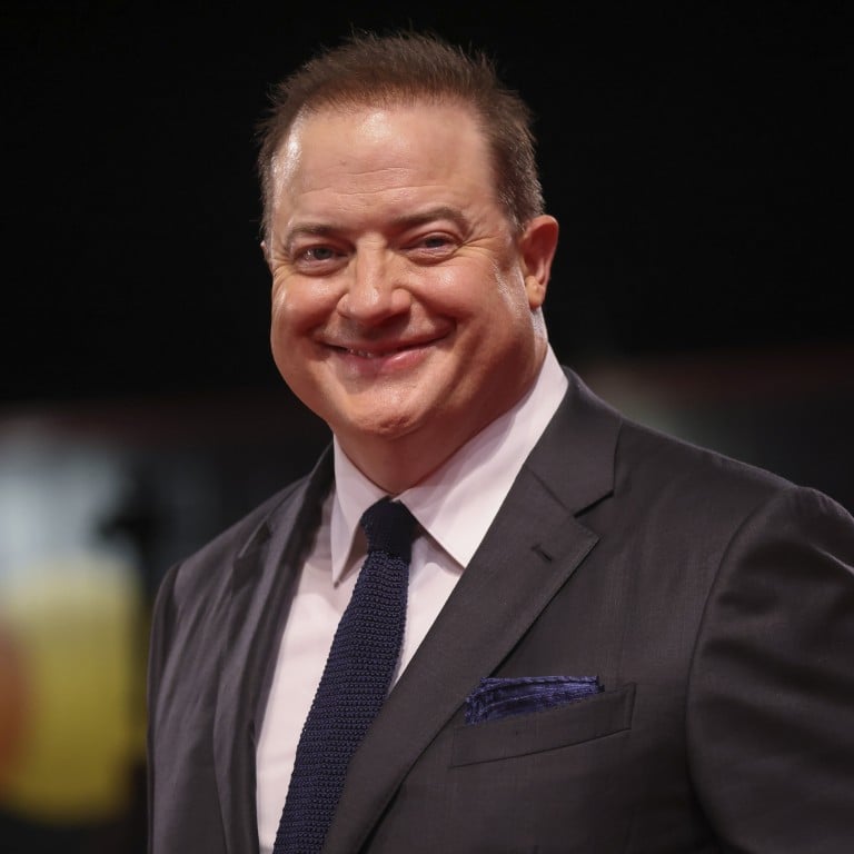 Brendan Fraser poses for photographers upon arrival at the premiere of the film The Whale during the 79th edition of the Venice Film Festival in Venice, Italy, on September 4. Photo: Invision/AP