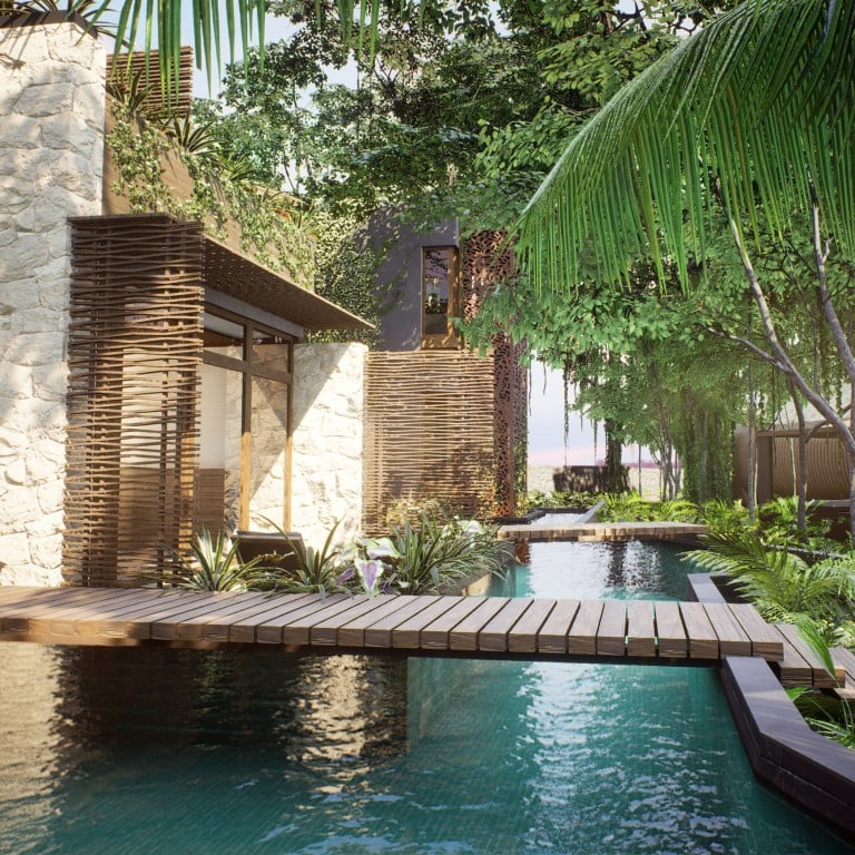 Siwa Elevé is a new high-end project in the coastal town of Tulum, Mexico. Photo: The Agency Riviera Maya