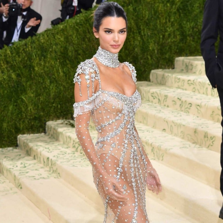 Kendall Jenner Rocks See-Through La Perla Dress and Sultry Sandals