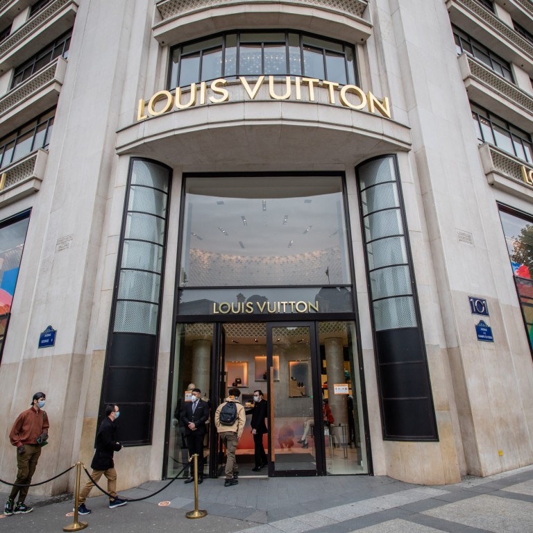 Singapore. January 2020. The view of the Louis Vuitton store in