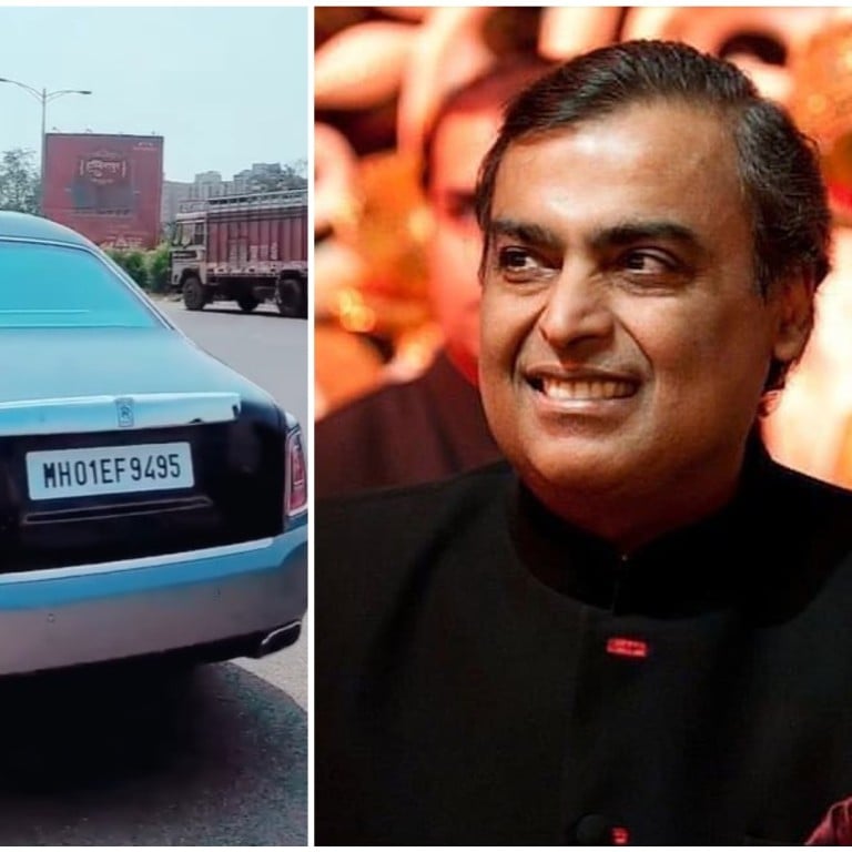Mukesh Ambani and his Rolls Royce Phantom VIII. Photos: @automobiliardent, @mukesh.ambaniii/Instagram