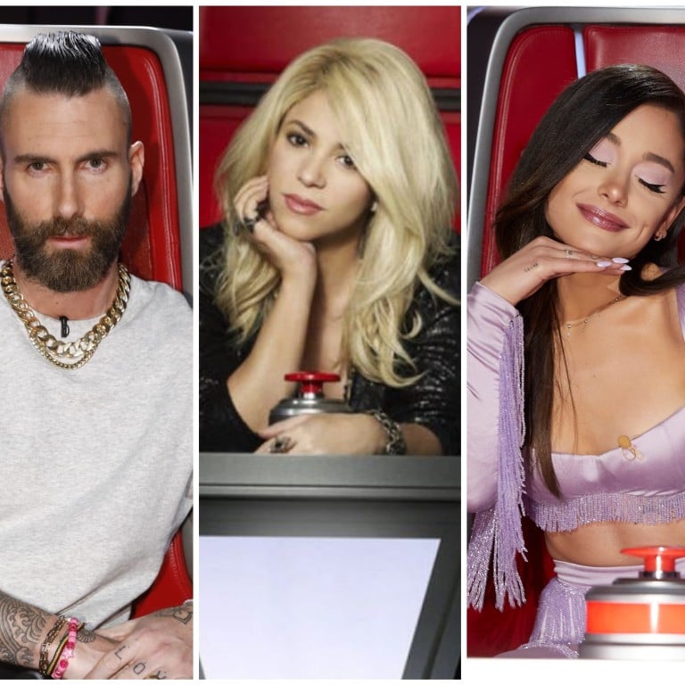 Adam Levine, Shakira, Ariana Grande and John Legend are some of the wealthiest stars to ever appear on NBC’s The Voice. Photos: Getty Images