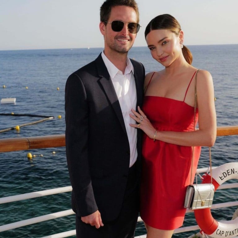 Evan Spiegel and Miranda Kerr sure know how to live it up. Photo: @mirandakerr/Instagram