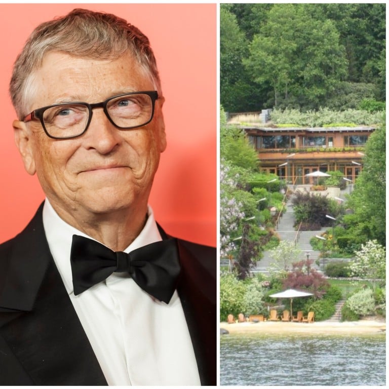 Bill Gates owns the Xanadu 2.0 property. Photos: EPA, The Luxurist/Youtube, Luxurylaunches