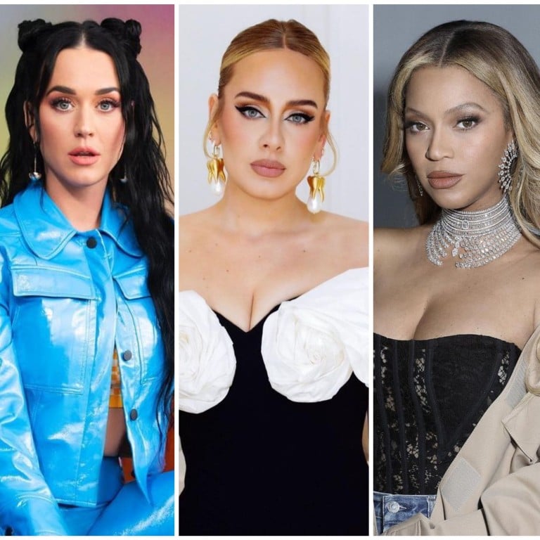 Katy Perry, Adele, Beyoncé and Madonna all have unique diets. Photos: @adele, @madonna, @katyperry, @beyonce/Instagram