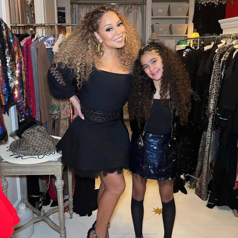 Mariah Carey twinning with her “Mini Mimi” daughter Monroe. Photo: @mariahcarey/Instagram