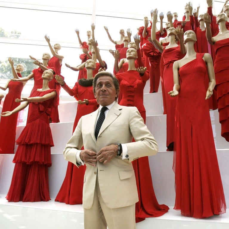 Italian fashion designer Valentino Garavani poses at an exhibition of his best creations at the Ara Pacis museum, part of the fashion designers 45th anniversary celebrations in Rome, in 2007. Photo: AP
