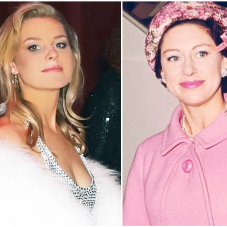 Strong resemblance: Lady Margarita Armstrong-Jones is the granddaughter of the late Princess Margaret. Photos: @adoringladysarahchatto; @princessmargaretdiaries/Instagram