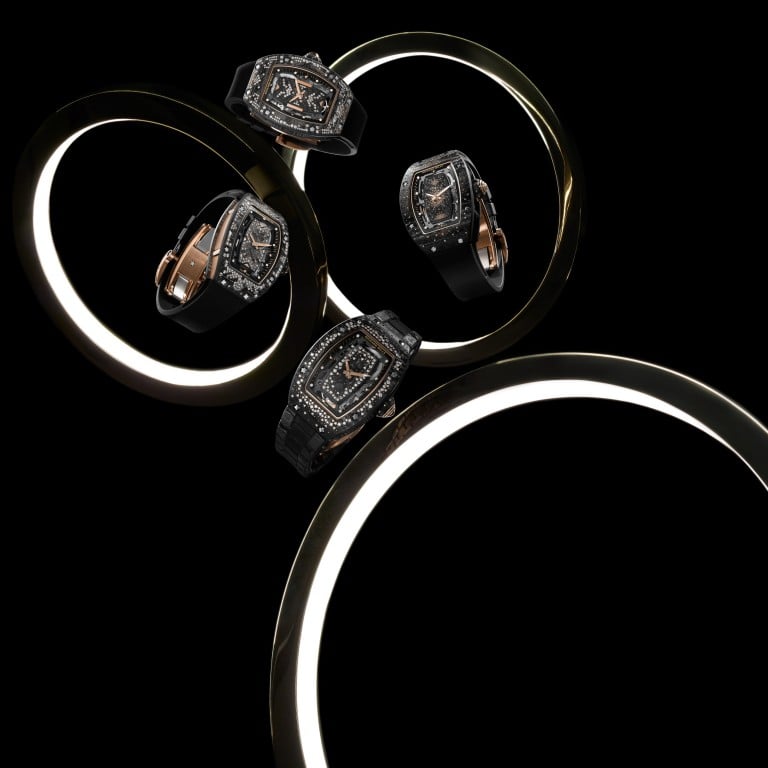 Lighting up the heavens: the four watches in the Richard Mille RM 07-01 Intergalactic collection. Photo: Richard Mille