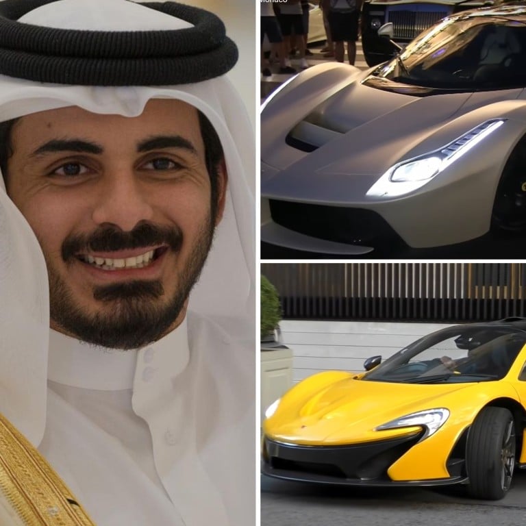 Qatari prince KHK. (Khalifa Bin Hamad Bin Khalifa Al Thani) owns some of the world’s most incredible supercars. Photos: @khk/Instagram; Supercars on the Street, Maxdordor73/YouTube